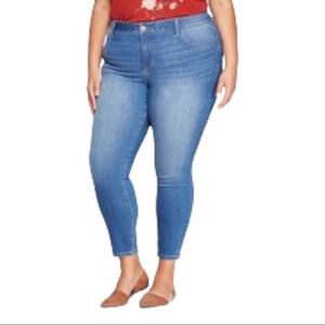 Ava & Viv Skinny Moulant jeans Medium‎ wash Size 24